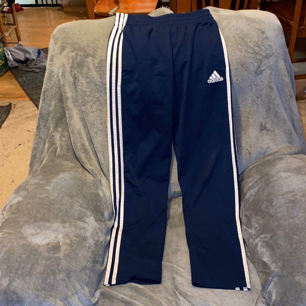 Adidas athletic pants, size-14/16, with pockets.
